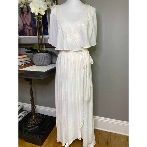 Free People Fiona Chiffon Sleeveless Maxi Dress S - Picture 7 of 11